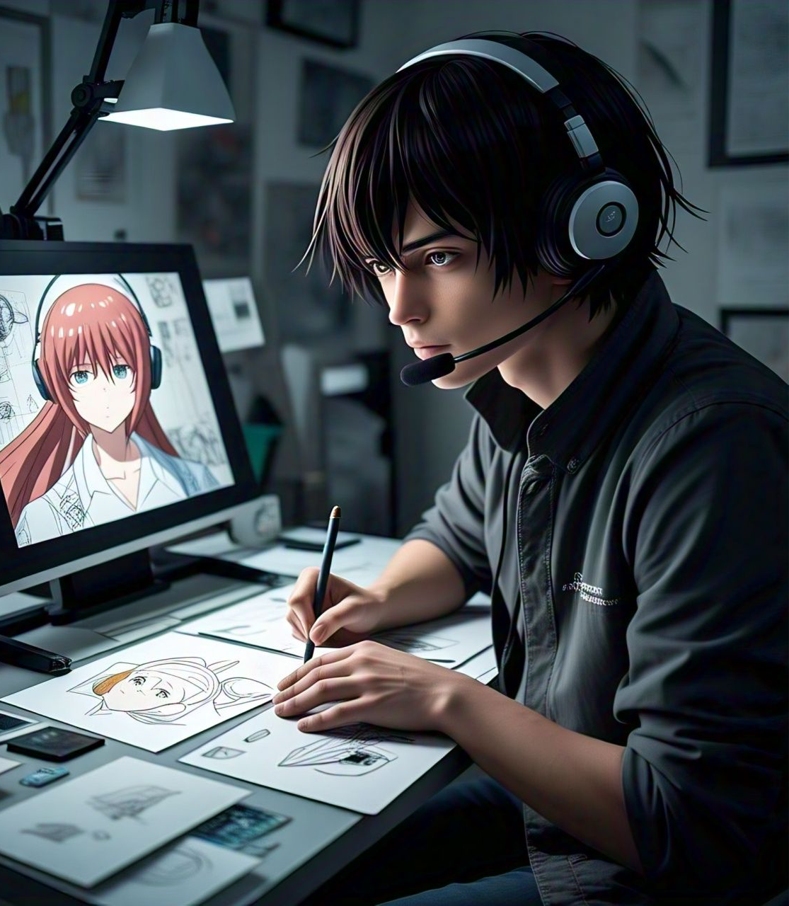 Arte digital e ilustração para produtos de cultura pop