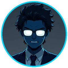 O Chefe do Click Expert de terno azul-marinho com postura analítica