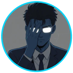 O Chefe com a mão no rosto vendo o desespero da Clicker-chan