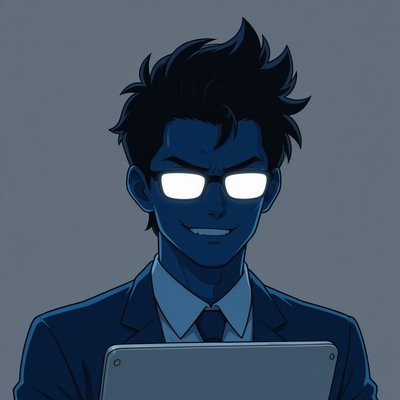 O Chefe do Click Expert com expressão analítica avaliando candidaturas e portfólios no notebook